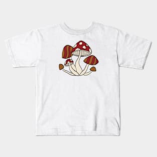 Mushroom Master Toadstools Kids T-Shirt